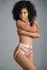 Leg Avenue Ava Strap Design Open Panties Adjustable One Size Black