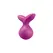 Viva la Vulva 3 Lay-On Vibrator Ljubičasta - Ergonomski Silikonski Model
