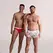 Prowler Swim Brief S Crvena - Sportski Muški Kupaći Veš, Beli Pojas