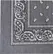 Hanky Grey Handkerchief - Cotton Accessory for Community Identification