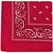 Hanky Code Cotton Handkerchief Red - Symbolic Accessory 55x55cm