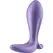 Satisfyer Intensity Plug Purple - Silicone, App-Controlled, Waterproof