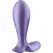 Satisfyer Intensity Plug Purple - Silicone, App-Controlled, Waterproof