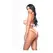 Obsession Teddy Open Cup OS Pink - Adjustable Straps & Open Back Design
