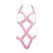 Obsession Teddy Open Cup OS Pink - Adjustable Straps & Open Back Design
