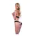 Obsession Teddy Open Cup OS Black - Elegant Strappy Bodysuit