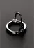 Lock N Load Stainless Steel Glans Ring with Urethral Stopper, Silver
