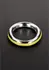 Cazzo Tensions 2 Ring 50mm Stainless Steel with Silicone Inlay Blue