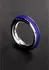 Cazzo Tensions Steel Ring 45mm with Silicone Inlay - Red Accent