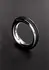 Cazzo Tensions 40mm Stainless Steel Ring with Silicone Inlay - Red