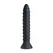Master Series Power Screw Silicone Spiral Vibrator Crni 20 cm
