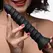 Master Series Power Screw Silicone Spiral Vibrator Crni 20 cm