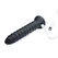 Master Series Power Screw Silicone Spiral Vibrator Crni 20 cm