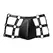 Male Power Vulcan Cut Out Cage Shorts S/M Black - Studded Strap Design