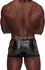 Male Power Vulcan Cut Out Cage Short L/XL Black - Studded Strap Design