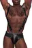 Male Power Uranus Harness Jock Briefs S/M Black - With Suspender Straps