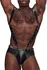 Male Power Uranus Harness Jock Briefs S/M Black - With Suspender Straps