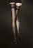FiORE Celia 30 Den Matte Stay-Up Stockings with Lace Band, Black