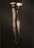 FiORE Celia 30 Den Matte Stay-Up Stockings with Lace Band, Black