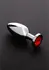 Sinner Gear Steel Plug Large with Decorative Gemstone Base