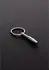 Ouch! Stainless Steel Hollow Mini Intimate Plug 0.3/0.8 cm with Safety Ring