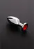 Rimba Stainless Steel Intimate Plug Medium with Decorative Gemstone