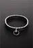 Ouch! Watchband Style Adjustable Collar with Gem Lock 43cm Black