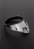 Master Series Cleopatra Steel Collar with Ring 38 cm - Polished Chrome Finish