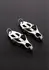 Squeezer Teaser Clover Adjustable Steel Nipple Clamps with Ring
