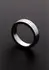 Ouch! Ribbed Stainless Steel Intimate Ring 10x50 mm - Durable Design