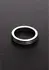 Ouch! Ribbed Stainless Steel Intimate Ring 10x50 mm - Durable Design