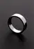 Ouch! Flat Steel Ring 50mm - High-Polish Anatomical Stainless Model