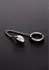 Triune Donut Stainless Steel Dual-Purpose Ring with Anal Egg 55mm