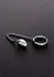 Steel Power Tools Donut Intimate Ring with Anal Egg 50 mm Silver
