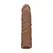 Lovetoy Produžni Rukav 17 cm - Anatomski TPE Model, Kožni Ton