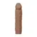 Lovetoy Produžni Rukav 17 cm - Anatomski TPE Model, Kožni Ton