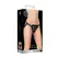 Ouch! Podesivi intimni harness sa univerzalnim O-ringom - crni