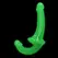 REALROCK Strapless Intimate Device Glow in the Dark 13.5 cm Green
