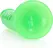 RealRock Glow Slim Intimna mašina sa usisnom čašom 22.5cm Zelena