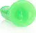 RealRock Glow Slim Intimna mašina sa usisnom čašom 22.5cm Zelena