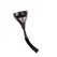 Shots Open Mouth Gag Head Harness Black with Detachable Funnel System