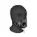 Ouch! Open Mouth Gag Black with Removable Plug Stopper, Adjustable Strap