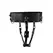 EasyToys Adjustable Belt with Wand Holder & Restraint Rings - Black