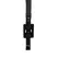 EasyToys Adjustable Belt with Wand Holder & Restraint Rings - Black