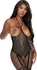 Magic Silk Seamless Bodysuit One Size Black - Open Design