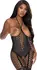 Magic Silk Seamless Bodysuit One Size Black - Open Design