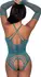 Magic Silk Seamless Long Sleeve Teddy One Size Teal Bodysuit