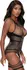 Magic Silk Halter Merrywidow Bodysuit with Gartered Thigh Cuffs Black OS