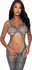 Magic Silk Seamless Bandeau Top Catsuit with Toe Loops Teal One Size