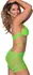 Magic Silk Seamless Crotchless Romper Black High-Neck Lace M/L